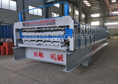 China Hohe Kapazitäts-Metalldach, das Maschine für 0,3 - 0.8mm Stärke-Stahlplatte bildet fournisseur