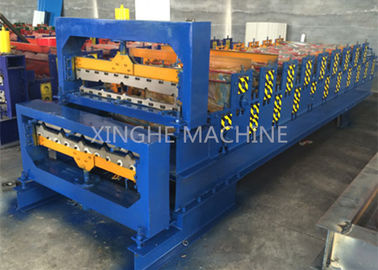 China Aluminiummetalldeckungs-Blatt, das Maschine, Stahlfliese bildet Maschine herstellt fournisseur