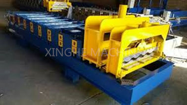 China Rolle des Dach-3kw, welche die Ausrüstung/Fliesen herstellen Maschine mit 9 Reihen-Rollen bildet fournisseur