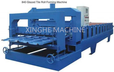 China Farbige Stahl glasig-glänzende Fliesen-Rolle, die Maschine, automatische Rolle bildet Maschinen bildet fournisseur