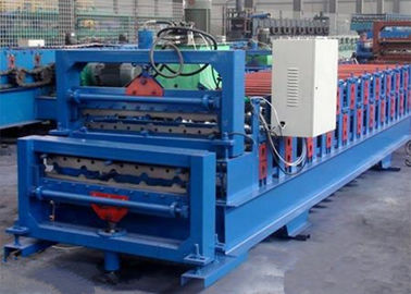 China Rolle der Doppelschicht-380V, welche die Maschine, die Blatt-Rolle überdachend bildet, die Maschine bildet  fournisseur