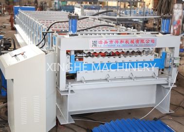 China Gewölbte Wand-Rolle, die Maschine, Aluzinc-Doppelschicht-Deckungs-Blatt-Rolle bildet Maschine bildet fournisseur