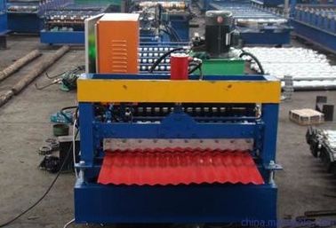 China Profil-automatische Rolle des Metallzink-IBR, die Größe der Maschinen-7600*1300*1500mm bildet fournisseur